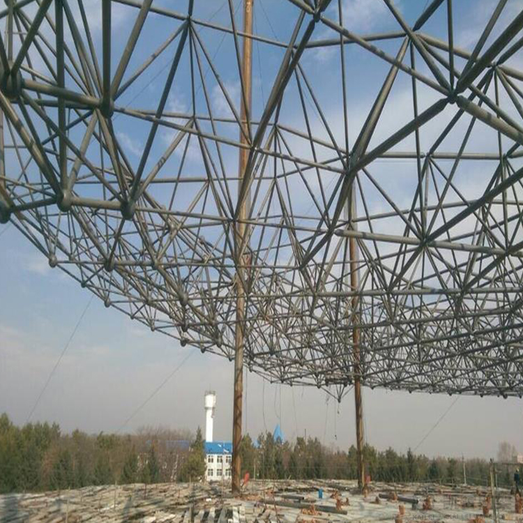 灯塔球形网架钢结构施工方案